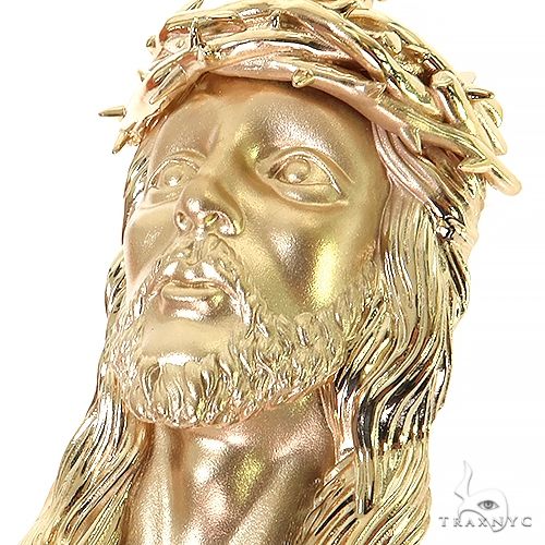 14K Gold Jesus Pendant 68764 - Image 3