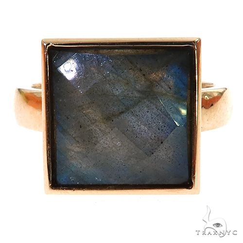 14K Gold Labradorite Ring 67887 - Image 2