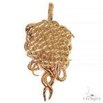 14K Gold Medusa Pendant 68163 - Image 5