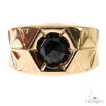 Solitary Tuxedo Black Diamond Ring 68750 - Image 2