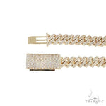 14K Gold Mimi Cuban Diamond Chain 22 Inches 10mm   66583 - Image 5