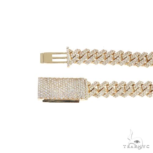 14K Gold Mimi Cuban Diamond Chain 22 Inches 10mm   66583 - Image 5