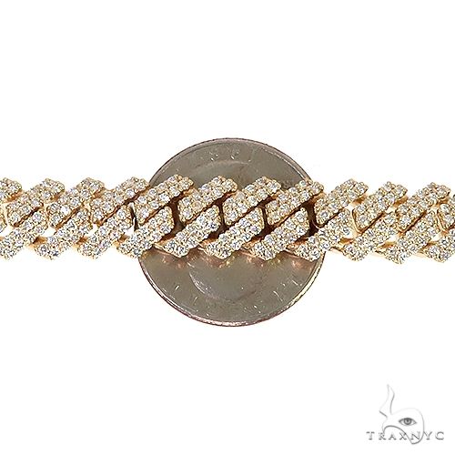14K Gold Mimi Cuban Diamond Chain 22 Inches 10mm   66583 - Image 6