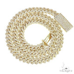 14K Gold Miami Cuban Diamond Chain 22 Inches 10mm 160.10Gr 66593 - Image 3