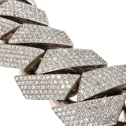 14K Gold Miami Cuban Diamond Chain 67878 - Image 4