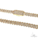 14K Gold Miami Cuban Diamond Chain 67881 - Image 2
