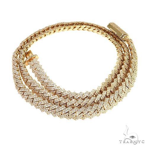 14K Gold Miami Cuban Diamond Chain 67881 - Image 3