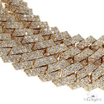 14K Gold Miami Cuban Diamond Chain 67881 - Image 4