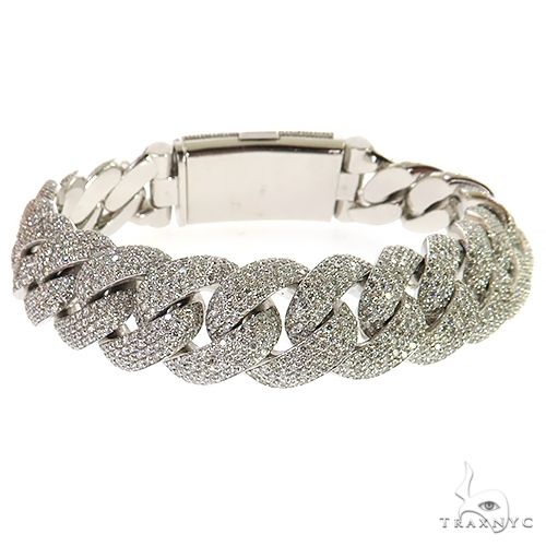 14K Gold Miami Cuban Diamond Chain 69046 - Image 1