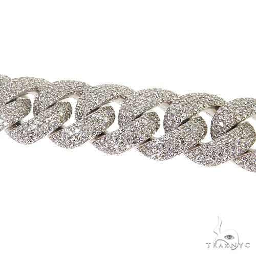 14K Gold Miami Cuban Diamond Chain 69046 - Image 4