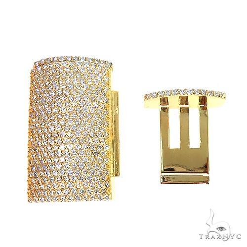 14K Gold Miami Cuban Diamond Lock 66917 - Image 2