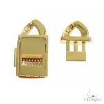 14K Gold Miami Cuban Diamond Lock 66953 - Image 3