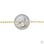 14K Gold Moon Cut Chain 22 Inches 2.9mm   64608 - Image 4