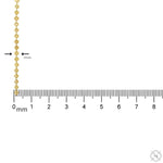 14K Gold Moon Cut Chain 22 Inches 2.9mm   64608 - Image 6