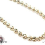 14K Gold Moon Cut Chain 24 Inches 5mm   65882 - Image 1