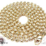 14K Gold Moon Cut Chain 24 Inches 5mm   65882 - Image 5
