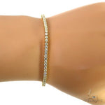 14K Gold Parcel Diamond Tennis Bracelet 67129 - Image 5