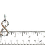 14K Gold Pearl Eternity Pendant 67548 - Image 5