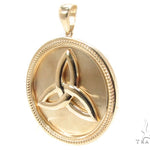 14K Gold Trinity Knot Pendant 35269 - Image 3