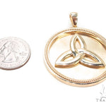 14K Gold Trinity Knot Pendant 35269 - Image 6