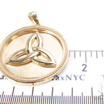 14K Gold Trinity Knot Pendant 35269 - Image 9