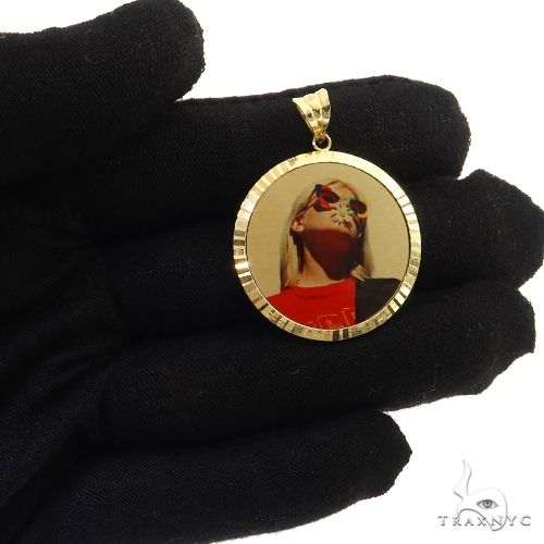 14K Gold Photo Pedant 30mm 69138 - Image 7