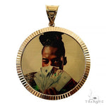 14K Gold Photo Pedant 35mm 69139 - Image 1