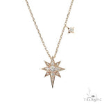 14K Gold Polar Star Diamond Necklace 66808 - Image 1