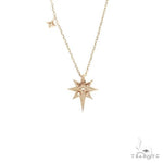 14K Gold Polar Star Diamond Necklace 66808 - Image 3