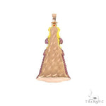 14K Gold Princess Pendant 66584 - Image 3