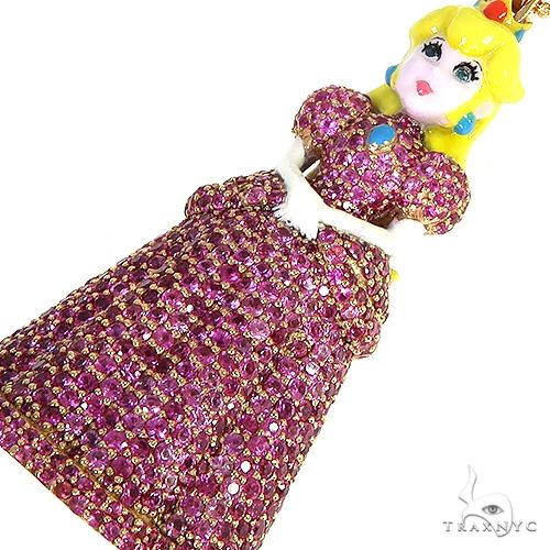 14K Gold Princess Pendant 66584 - Image 4