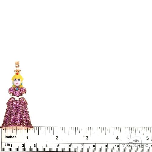 14K Gold Princess Pendant 66584 - Image 5