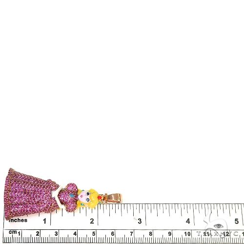 14K Gold Princess Pendant 66584 - Image 6