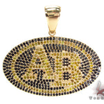 14K Gold Prong Diamond AB Pendant 32022 - Image 1