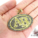 14K Gold Prong Diamond AB Pendant 32022 - Image 6