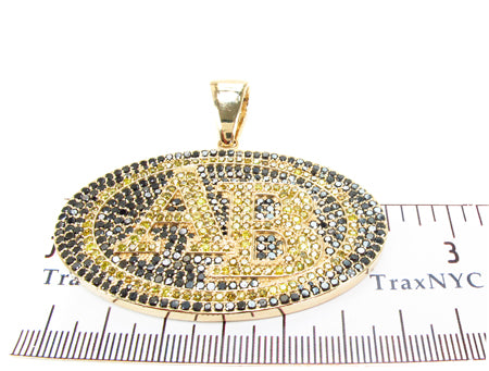 14K Gold Prong Diamond AB Pendant 32022 - Image 8