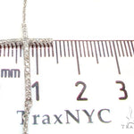 14K Gold Prong Diamond Cross Crucifix Bracelet 36640 - Image 10