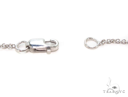 14K Gold Prong Diamond Cross Crucifix Bracelet 36640 - Image 5