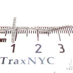 14K Gold Prong Diamond Cross Crucifix Bracelet 36640 - Image 9