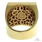 14K Gold Pyramid Evil Eye TraxNYC Ring 66368 - Image 4