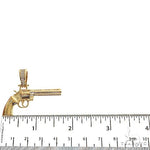 14K Gold Revolver Pendant 68877 - Image 4
