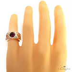 14K Gold Rhodolite Gemstone Ring 68743 - Image 5