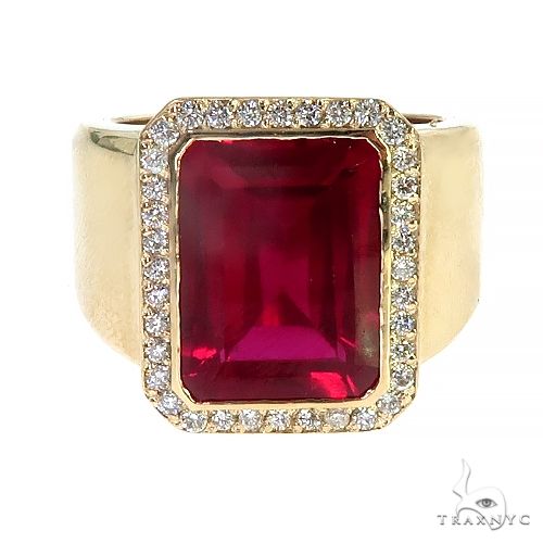 14K Gold Ruby and Diamond Ring 66797 - Image 1