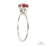 14K Gold Ruby Solitaire Engagement Ring 66602 - Image 3