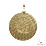 14K Gold Side Diamond Frame Memorial Photo Pendant 66801 - Image 4