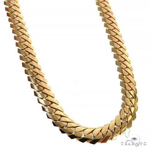 14K Gold Solid Mimi Cuban Link 7.2 mm 22 Inches 68344 - Image 1