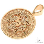 14K Gold TraxNYC Spinning Bitcoin Pendant 67366 - Image 6