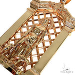 14K Gold St. Lazarus Frame Pendant 67747 - Image 4