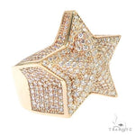 14K Gold Star Diamond Ring 66731 - Image 3