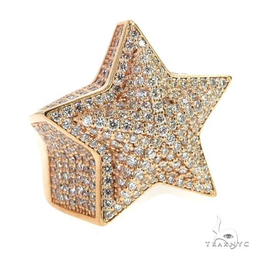 14K Gold Star Diamond Ring 67816 - Image 1